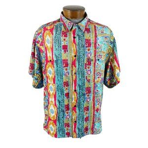 Guess Georges Marciano Men's XL Short Sleeve Multi
